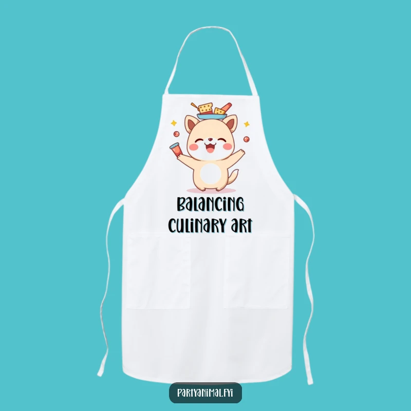 Funny Snack Balancing Animal Apron - Chef of Snacks Extraordinaire!