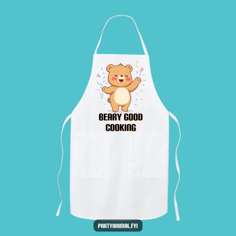 Funny Bear Dance Apron - Party Wear, Silly Funny Gift