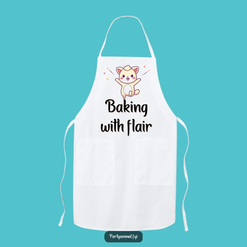 Cook with Cheer: Funny Jumping Animal Streamer Apron