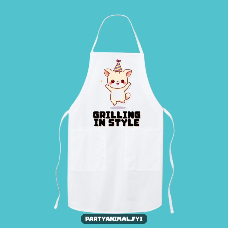 Funny Dancing Animal Apron: Party In The Kitchen!