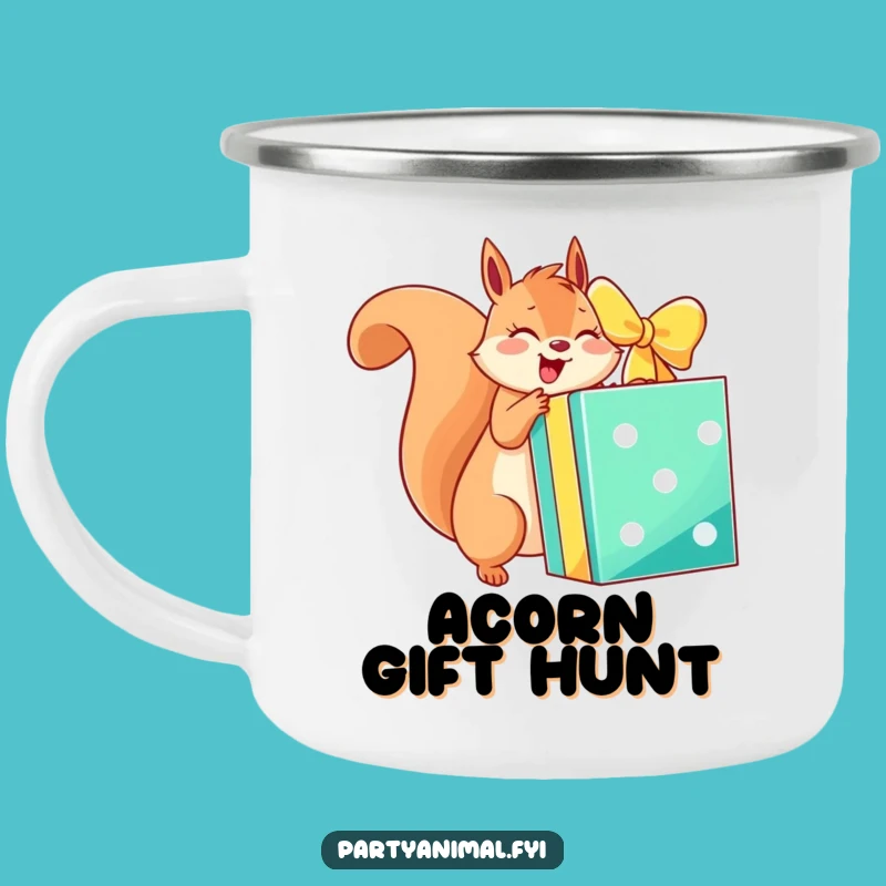 Funny Squirrel Camping Mug: Gift Adventures with Hilarious Excitement, Gift