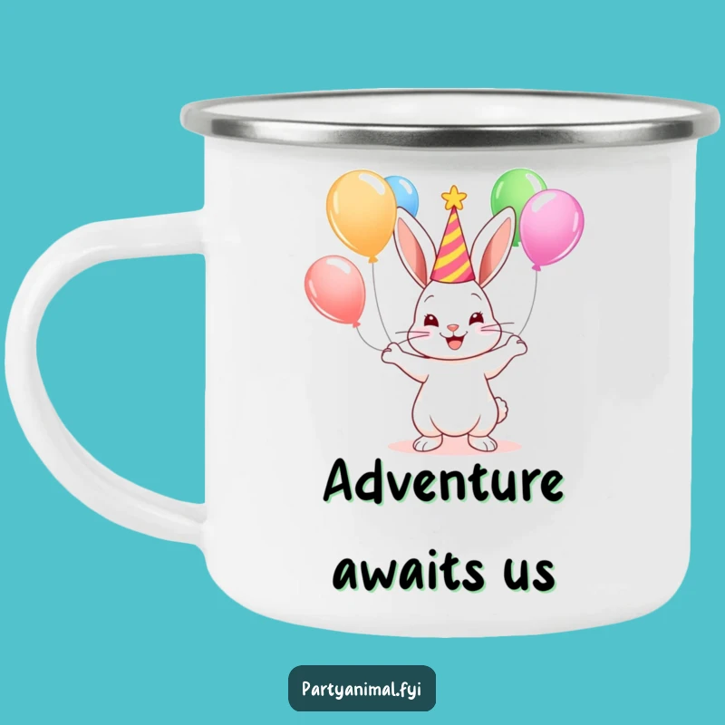 Funny Bunny Camp Mug: Cute Juggler Party Cup, Perfect Funny Gift