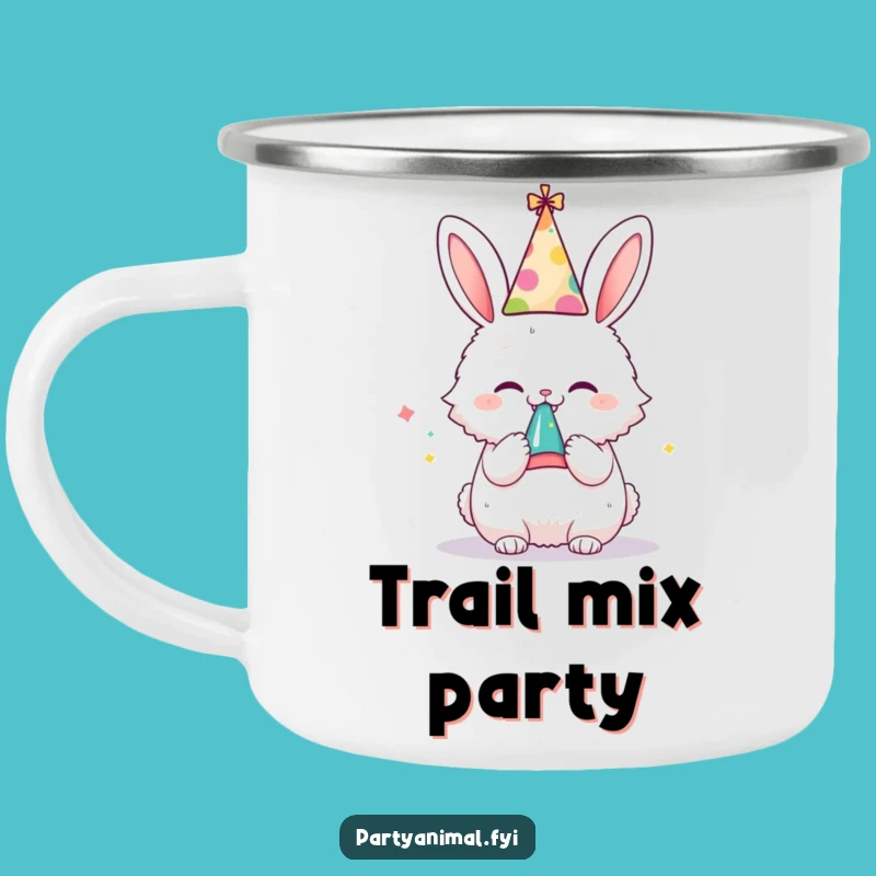 Funny Bunny Camping Mug: Festive Adventures with Hilarious Cheer, Gift