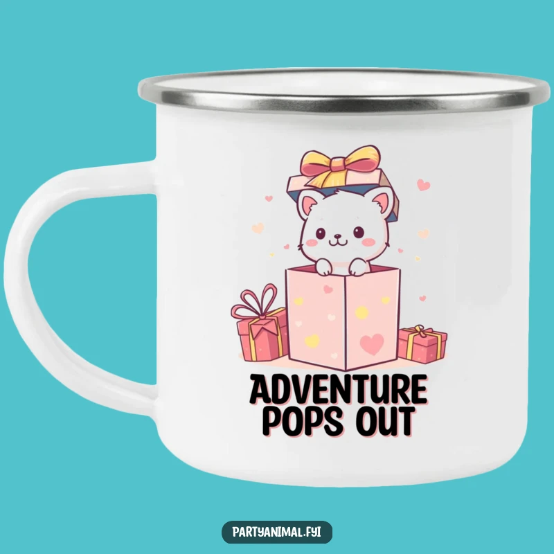 Funny Surprise Animal Camping Mug: Adventure with this Hilarious Character!
