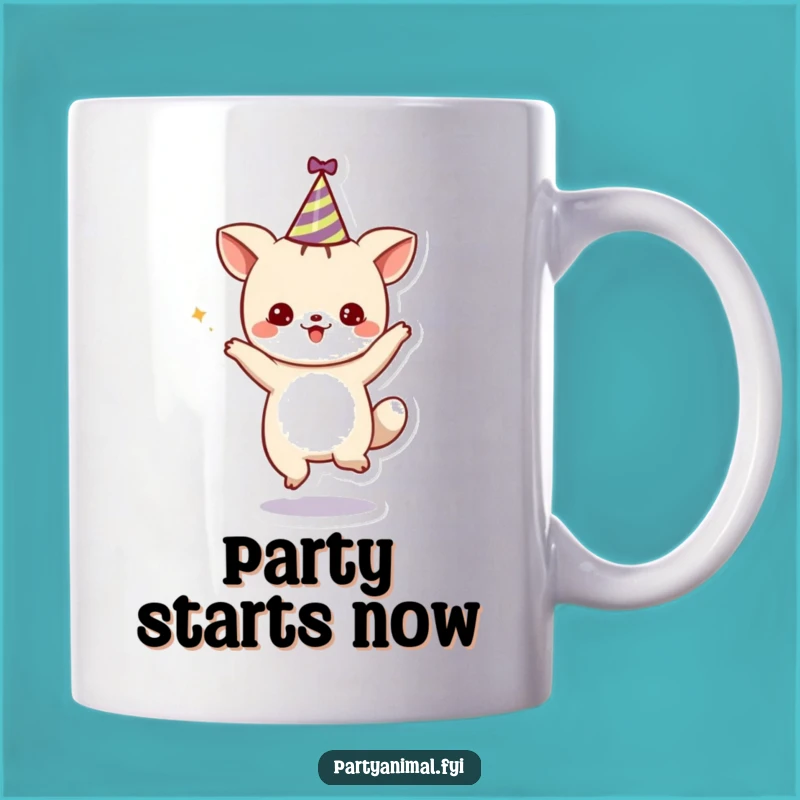 Funny Dancing Animal Mug: Joyful Party Gift for Animal Lovers