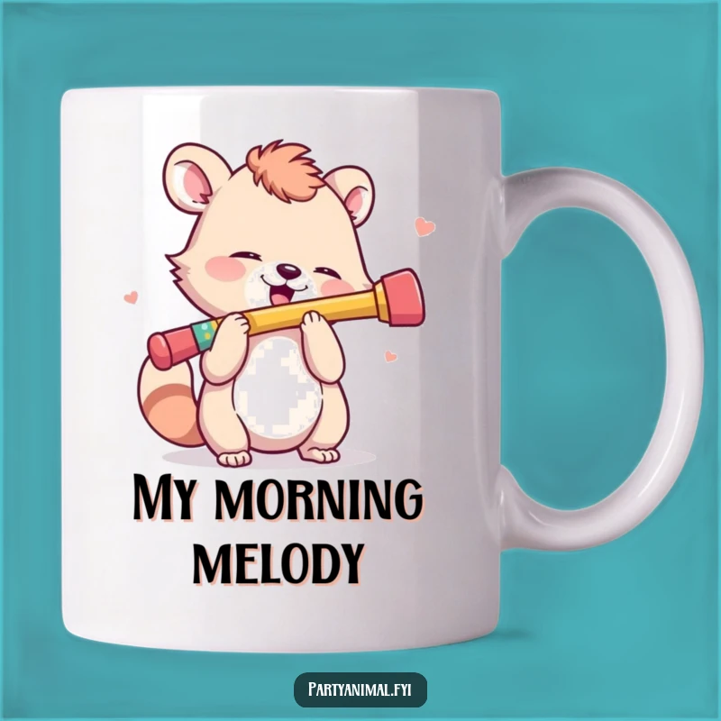Funny Kazoo Animal Mug: Toot Your Horn with this Hilarious Character!