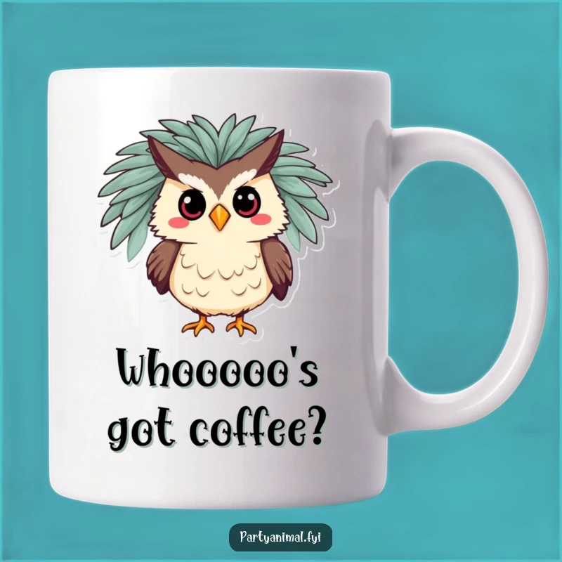 Funny Owl Boa Mug: Fabulous Style and Hilarious Gift