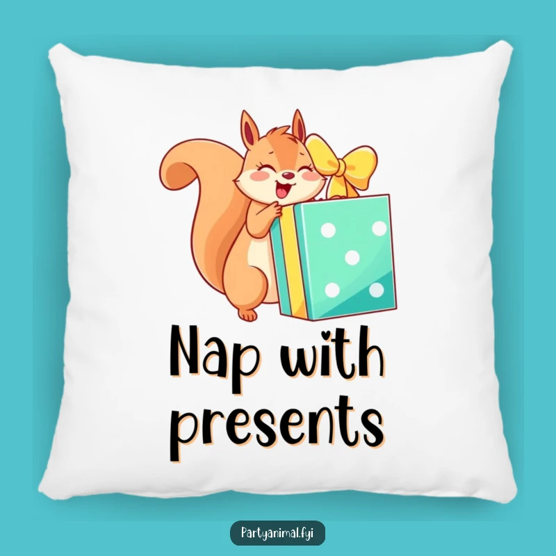 Funny Squirrel Pillow: Cozy Excitement and Perfect Gift Accent