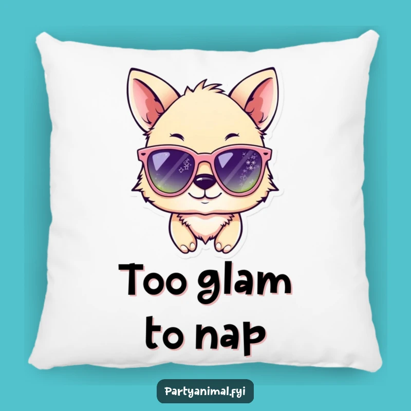 Funny Animal Wink Sunglasses Pillow: Comfy, Quirky, and a Delightful Funny Gift