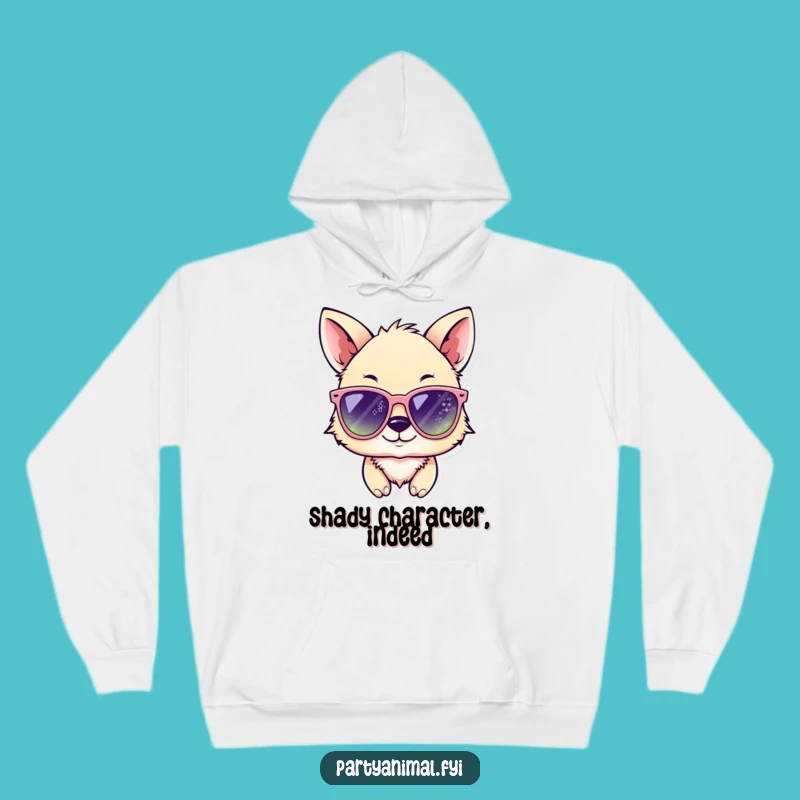 Funny Animal Wink Sunglasses Hoodie: Cozy, Cool, and Hilariously Awesome Funny Gift