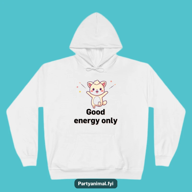 Cozy Celebration: Funny Jumping Animal Streamer Hoodie