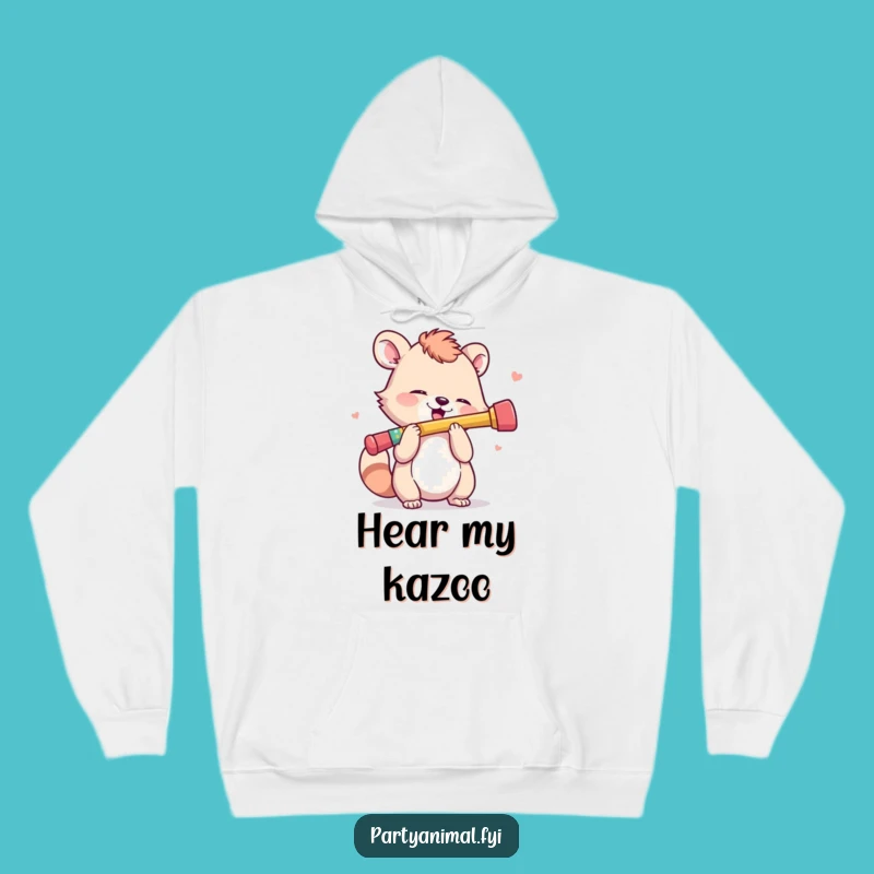 Funny Kazoo Animal Hoodie: Stay Cozy and Musical with this Hilarious Character!