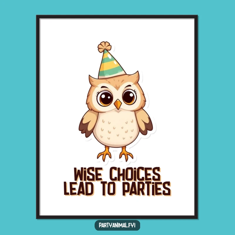 Free Printable Owl Hat Art: Curious Downloadable Decor for a Whimsical Space