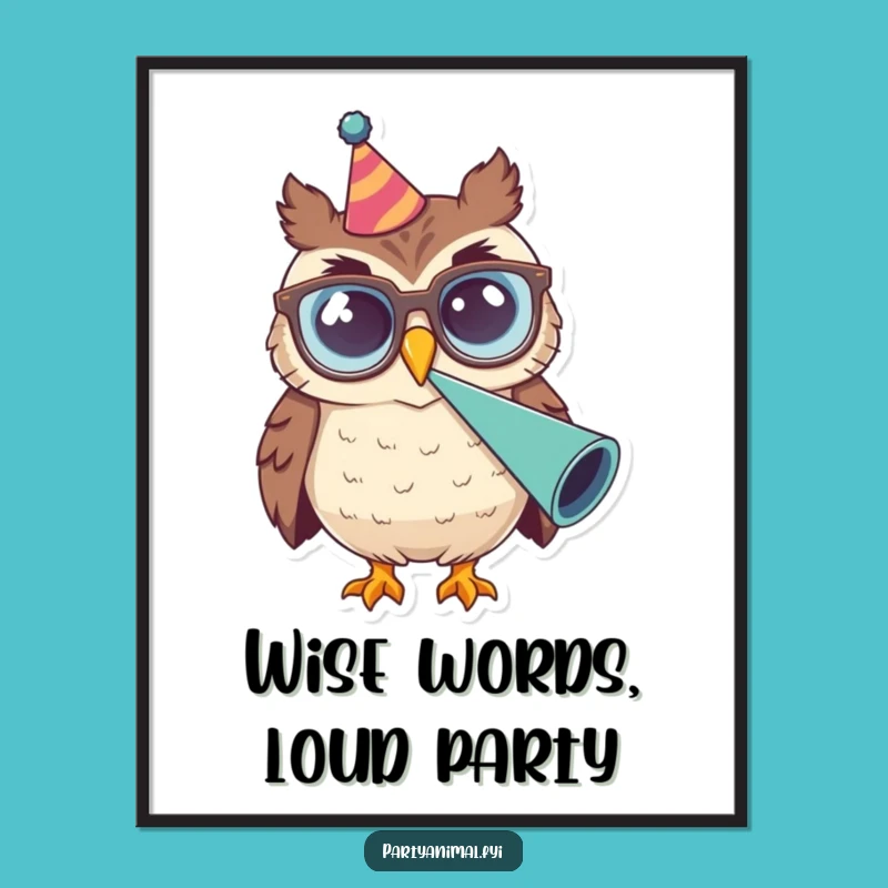 Free Printable Owl Wall Art: Funny Downloadable Decor for a Whimsical Touch
