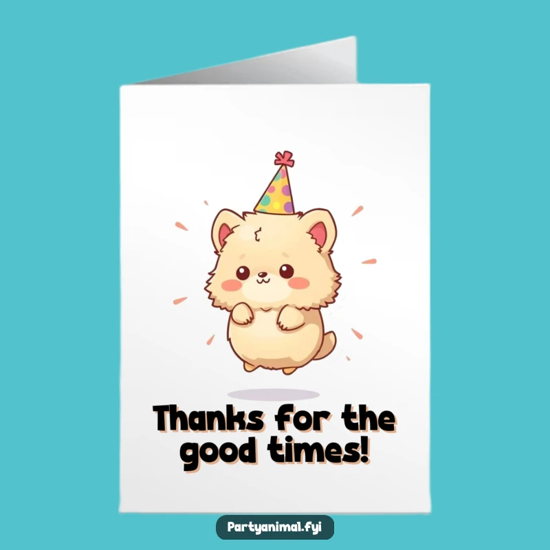 Free Printable Thank You Card: Wild Animal Spins! Downloadable & Funny Appreciation Gift