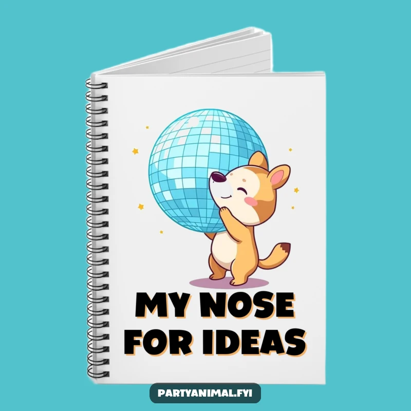 Funny Disco Animal Notebook: Jot Down Groovy Ideas with this Hilarious Character!