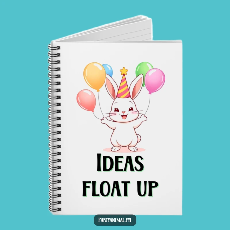 Funny Bunny Juggler Notebook: Cute Party Journal, Perfect Funny Gift