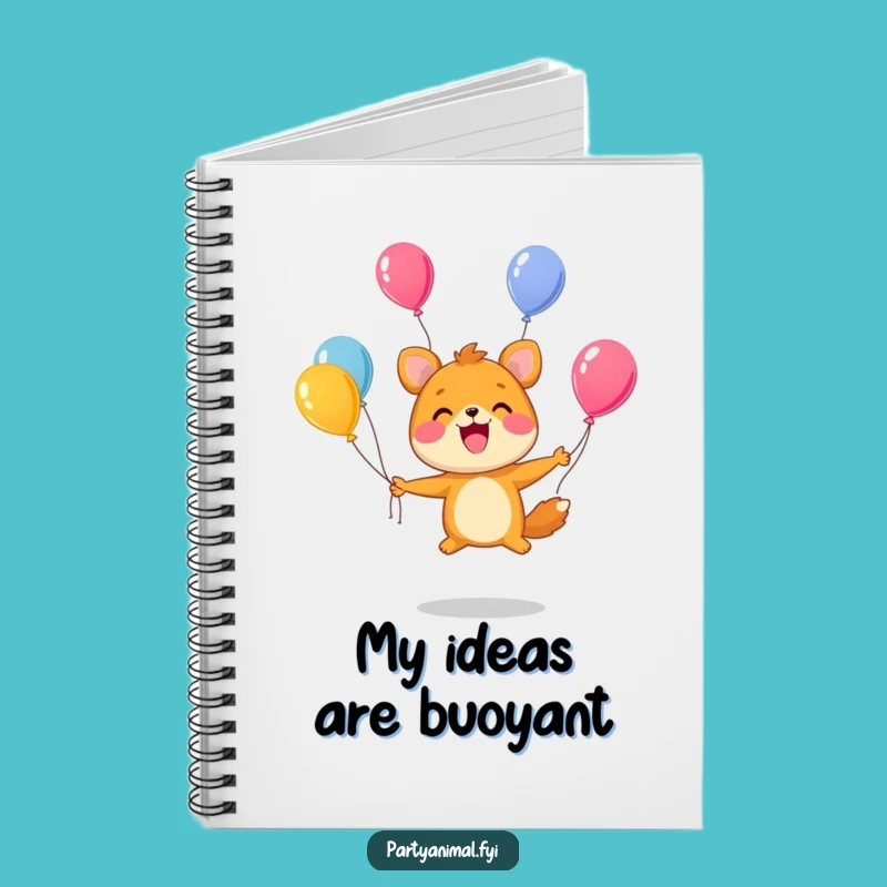 Funny Juggling Animal Notebook: Capture Ideas with this Cheerful Character!