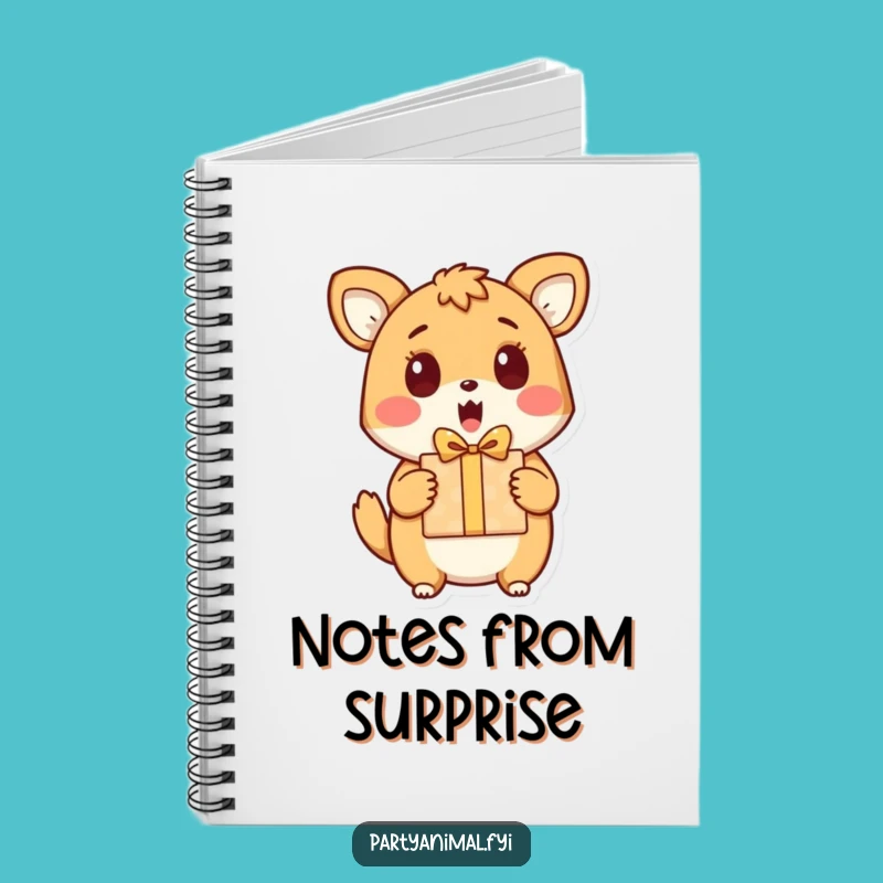 Jot Down Surprises: Funny Animal Gift Notebook