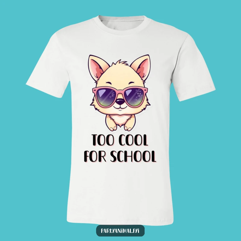 Funny Animal Wink Sunglasses T-Shirt: Hilarious Cool Character Tee, Perfect Funny Gift